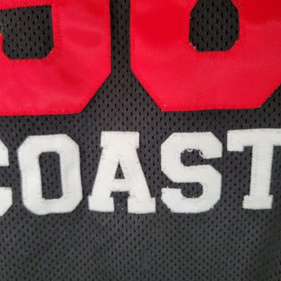 Forever 21 Shirt Womens Small Black Jersey Mesh West Coast California - Picture 5 of 5